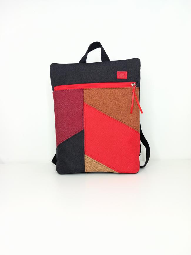 mochila laptop unisex rojo